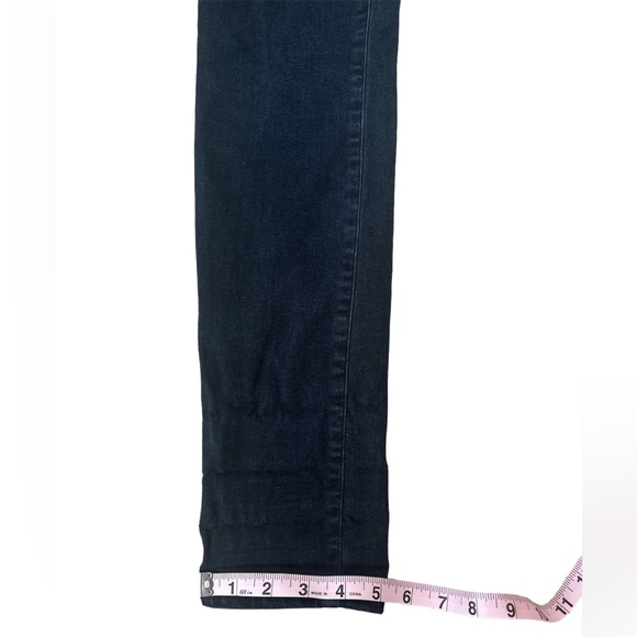 Citizens of Humanity Chrissy High-Rise Skinny Jeans Dark Blue Black Size 27 EUC - Picture 9 of 17